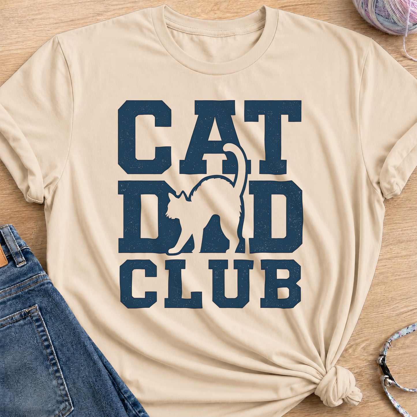 Dad Club T-Shirt — Sand