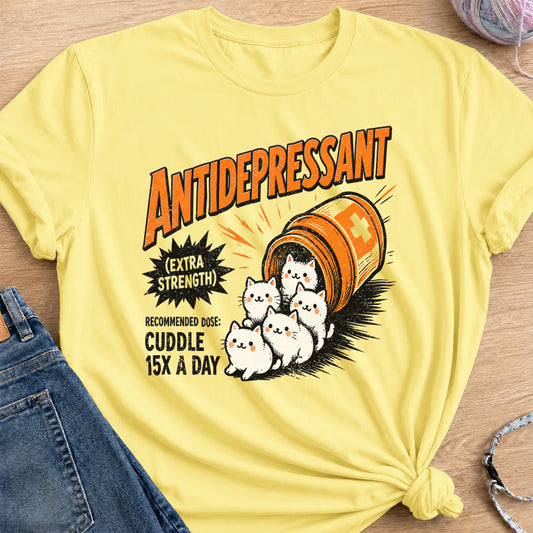 Antidepressant T-Shirt — Cornsilk