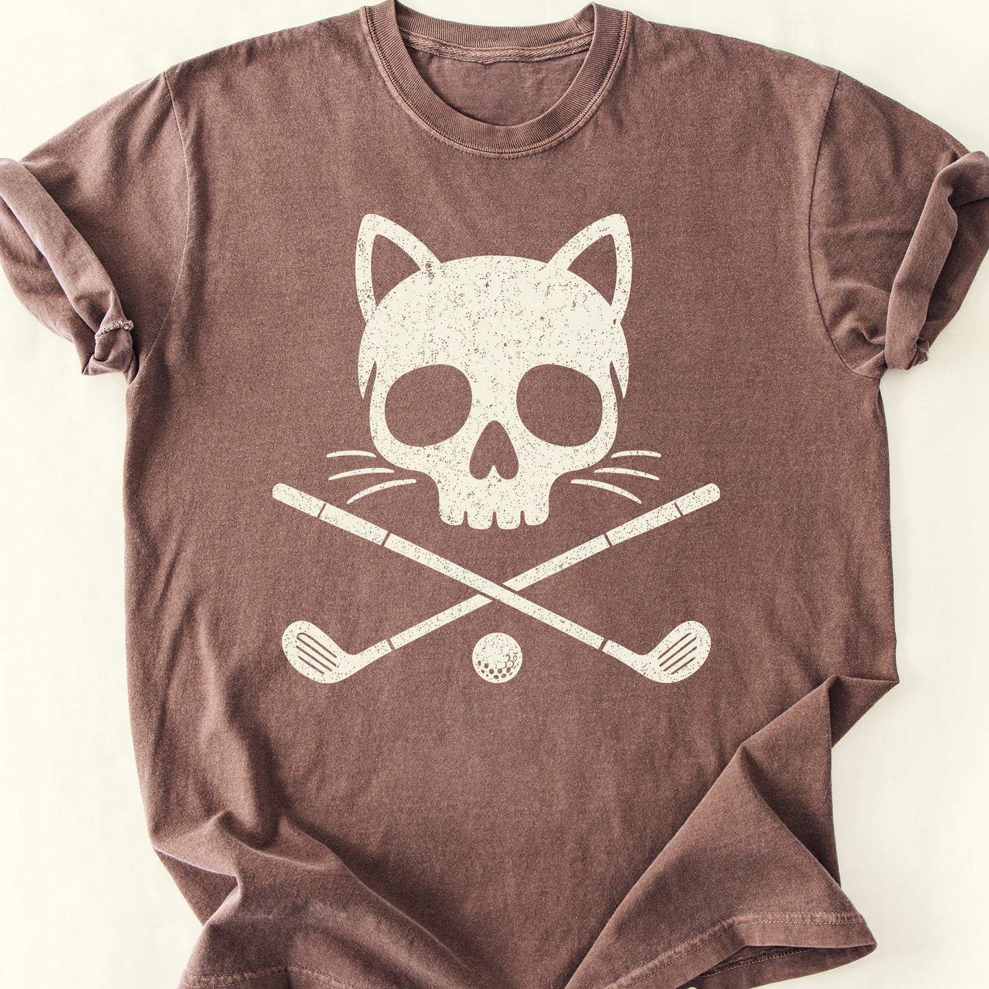Golf Clubs T-Shirt — Espresso