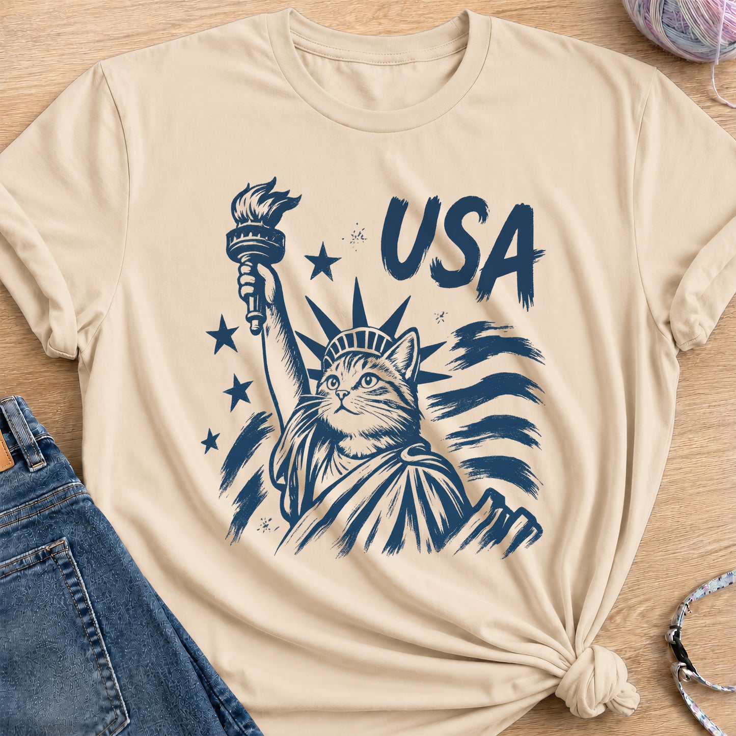Liberty T-Shirt — Sand