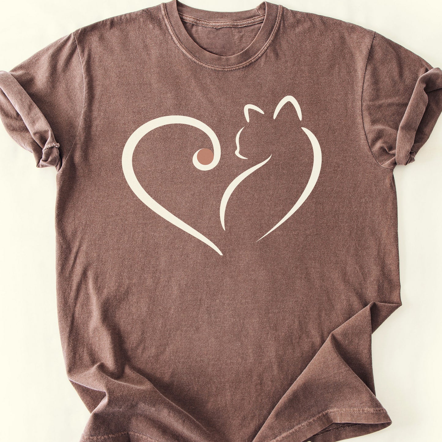 Purrfect Love T-Shirt — Espresso