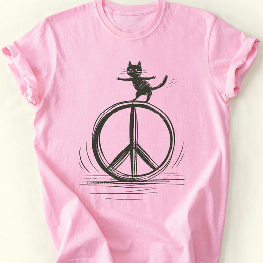 Peace Sign T-Shirt — Blossom