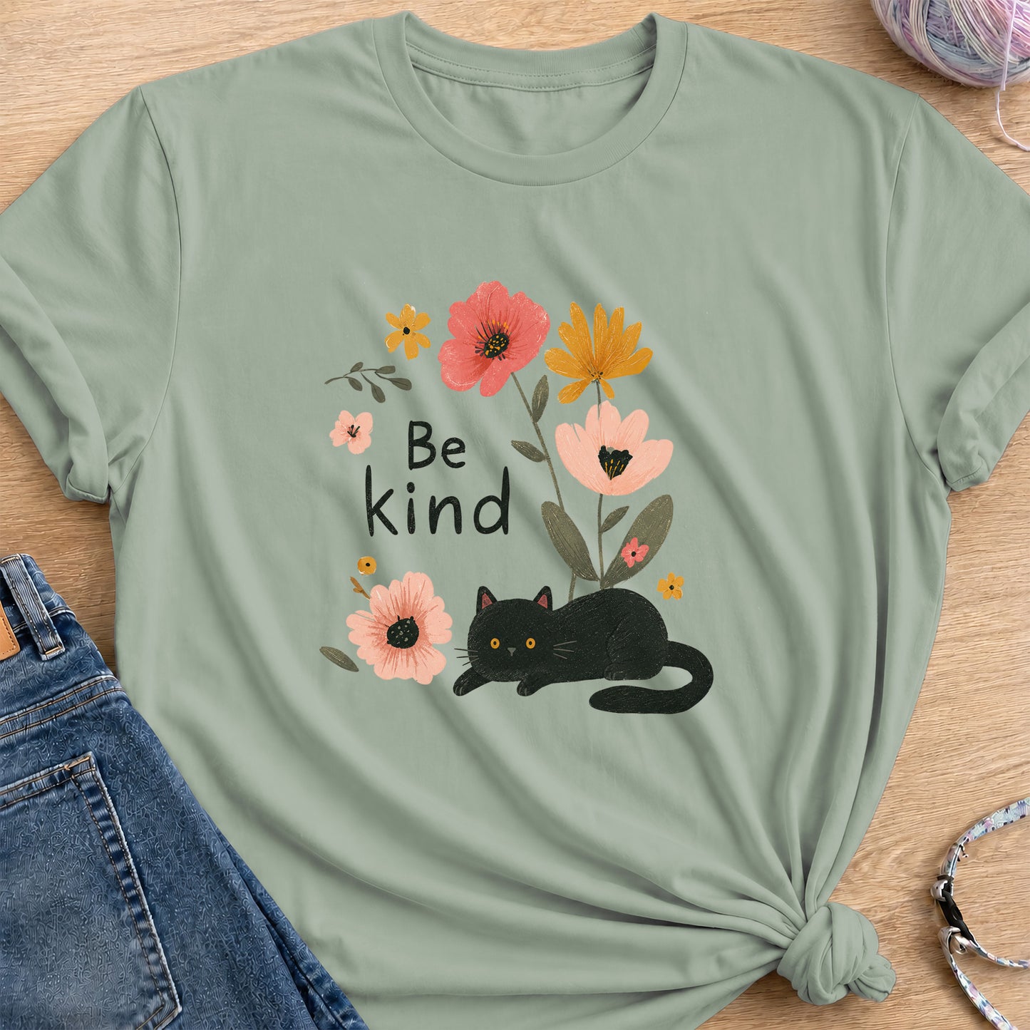 Be Kind T-Shirt — Sage