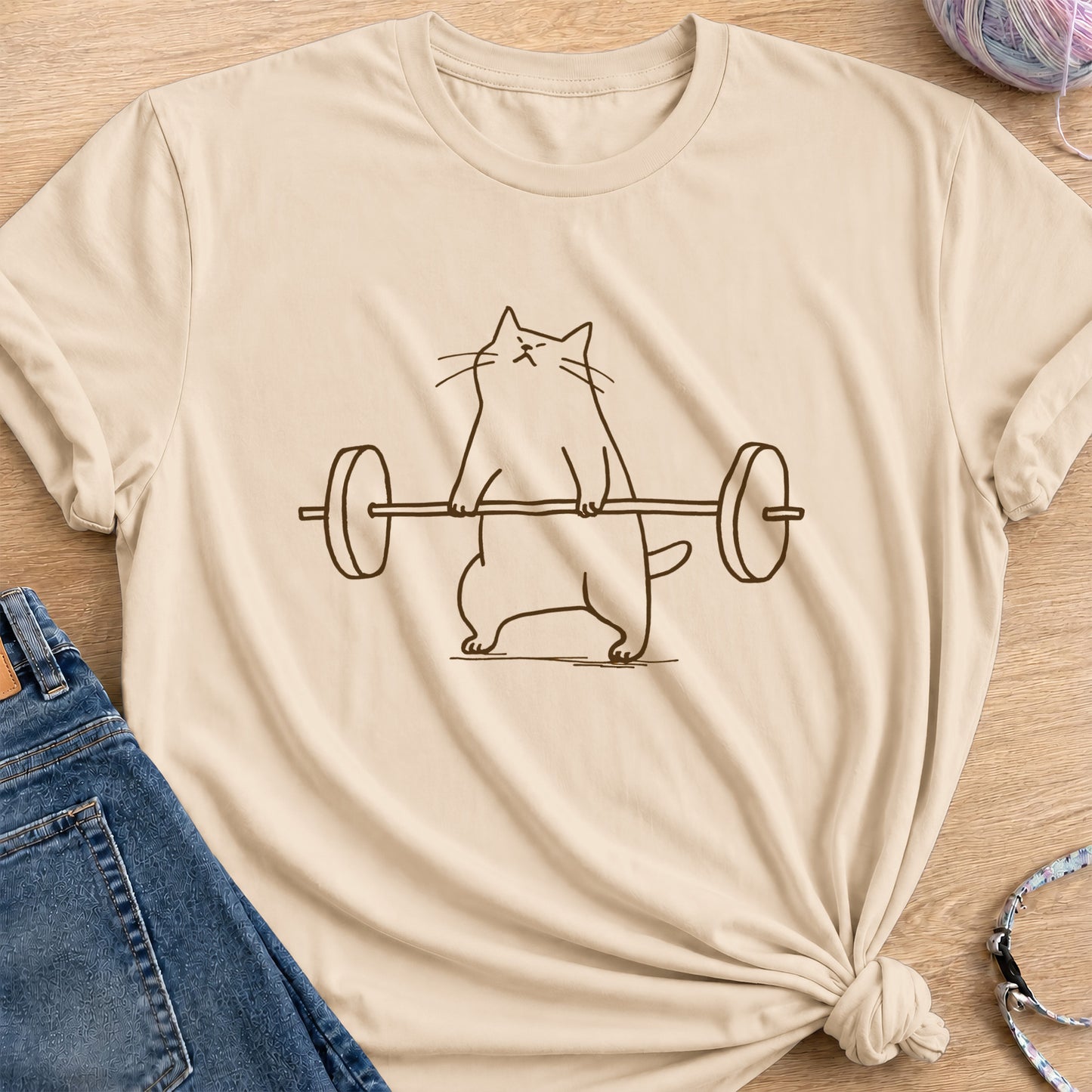 Lifting T-Shirt — Sand
