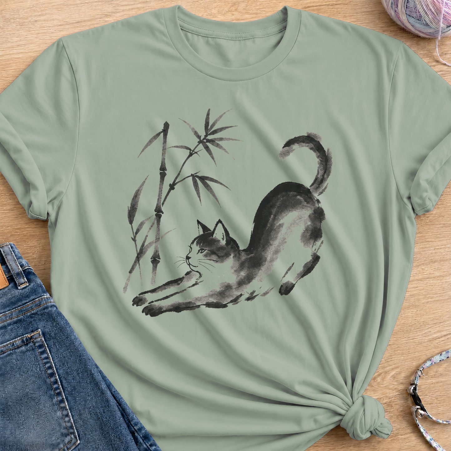 Bamboo Stretch T-Shirt — Sage