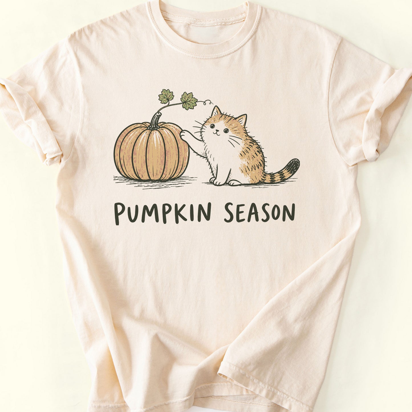 Pumpkin Season T-Shirt — Ivory