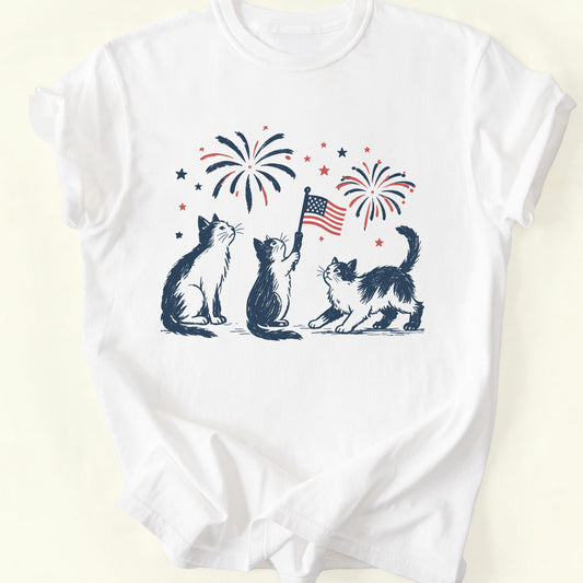 July 4th T-Shirt — White