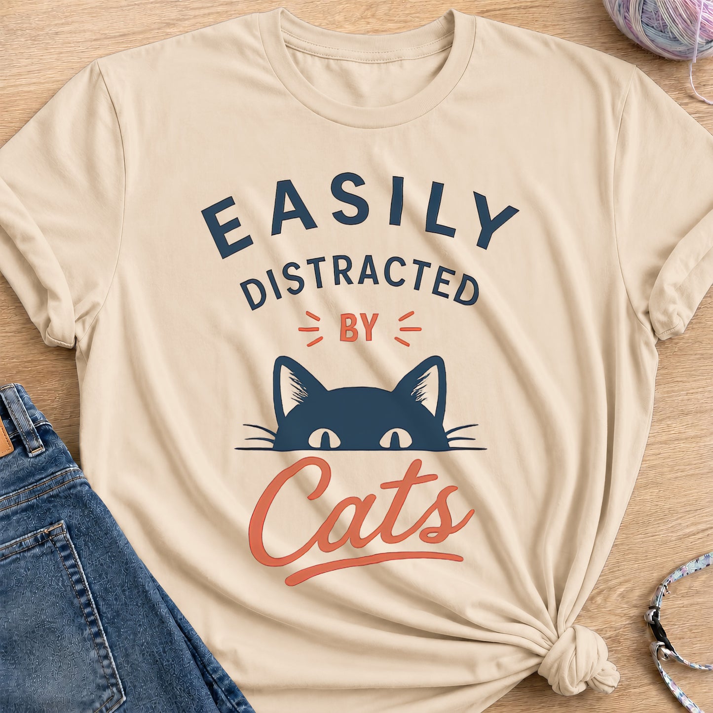 Distraction T-Shirt — Sand