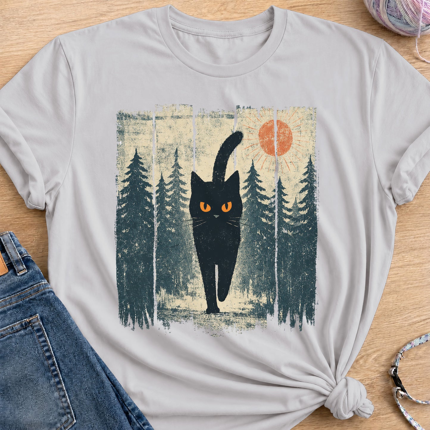 Forest Stroll T-Shirt — Ice Grey
