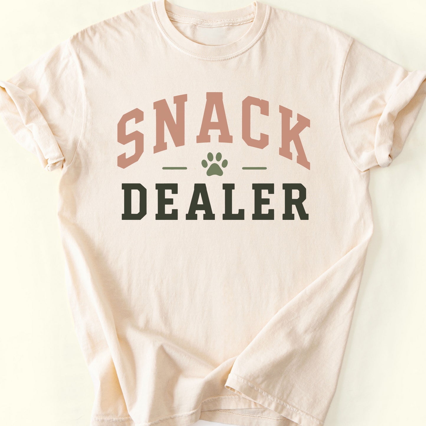 Snack Dealer T-Shirt — Ivory
