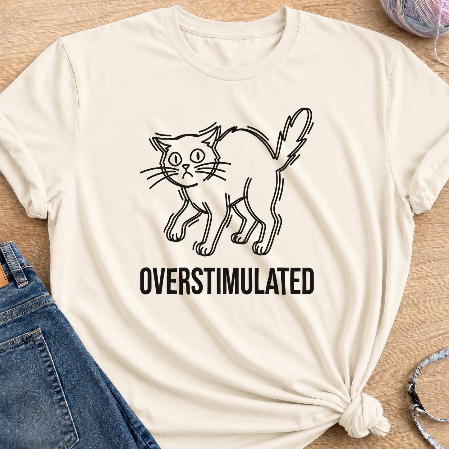 Oversimulated T-Shirt — Natural