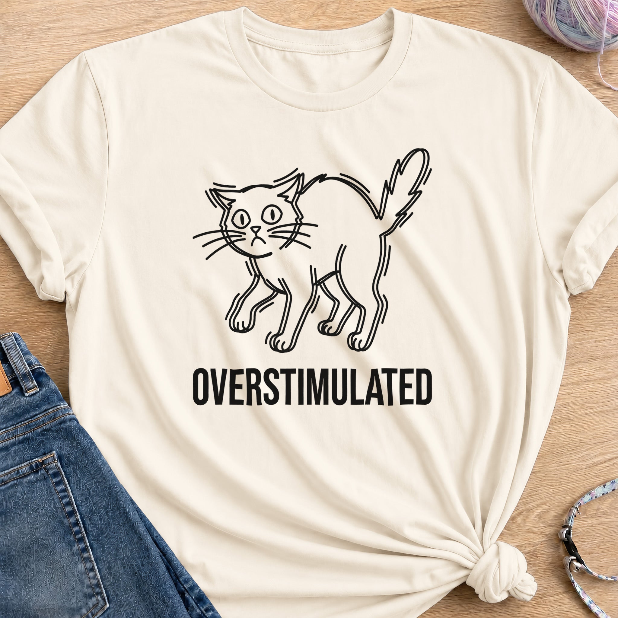 Oversimulated T-Shirt — Natural