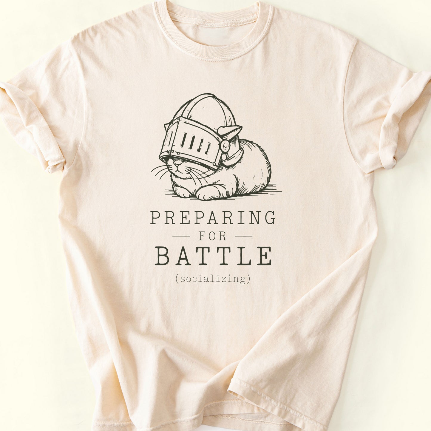 Social Armor T-Shirt — Ivory