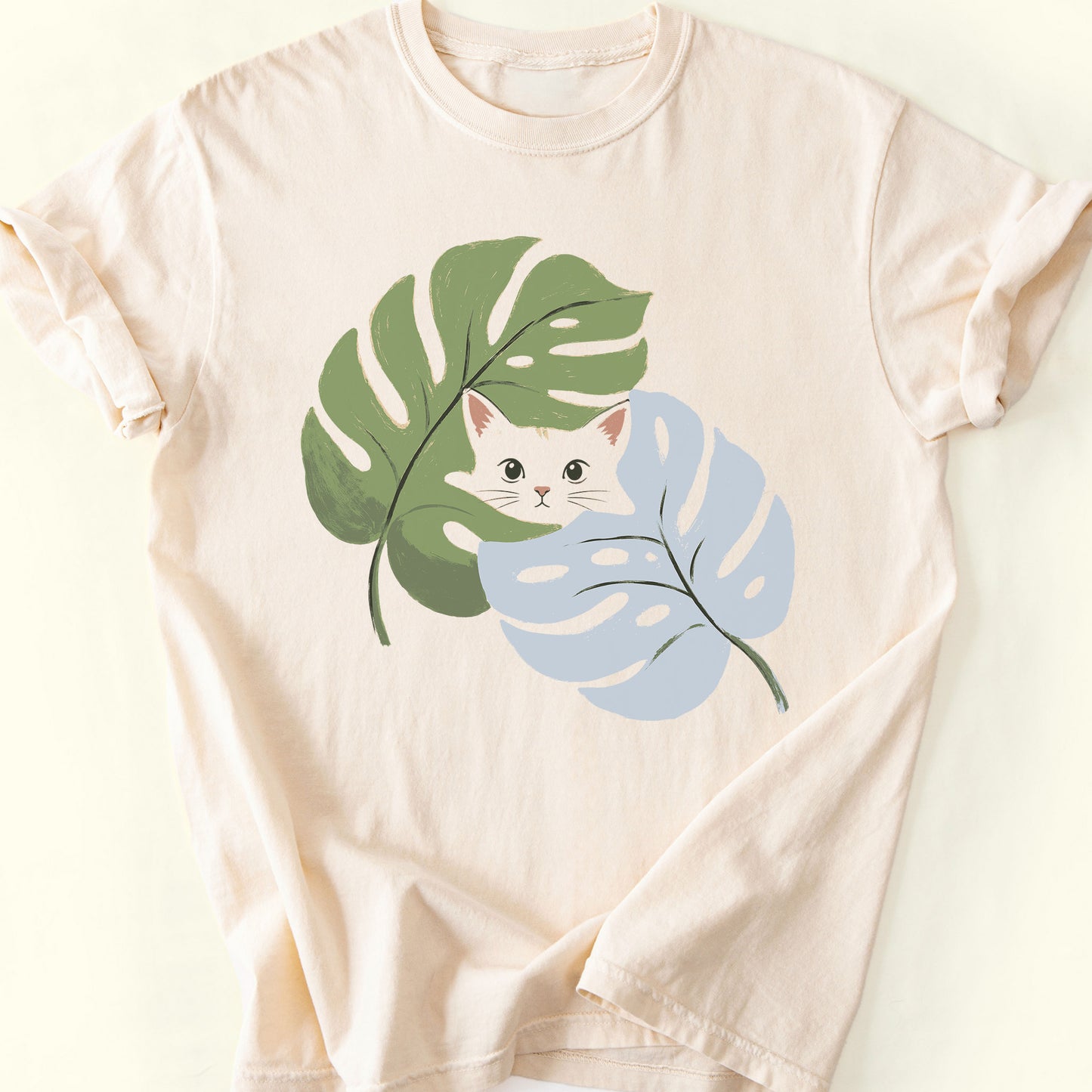 Monstera T-Shirt — Ivory