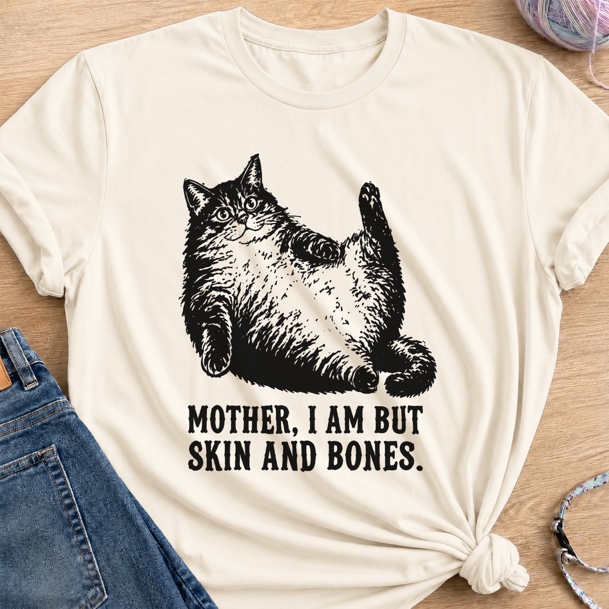 Skin and Bones T-shirt — Natural