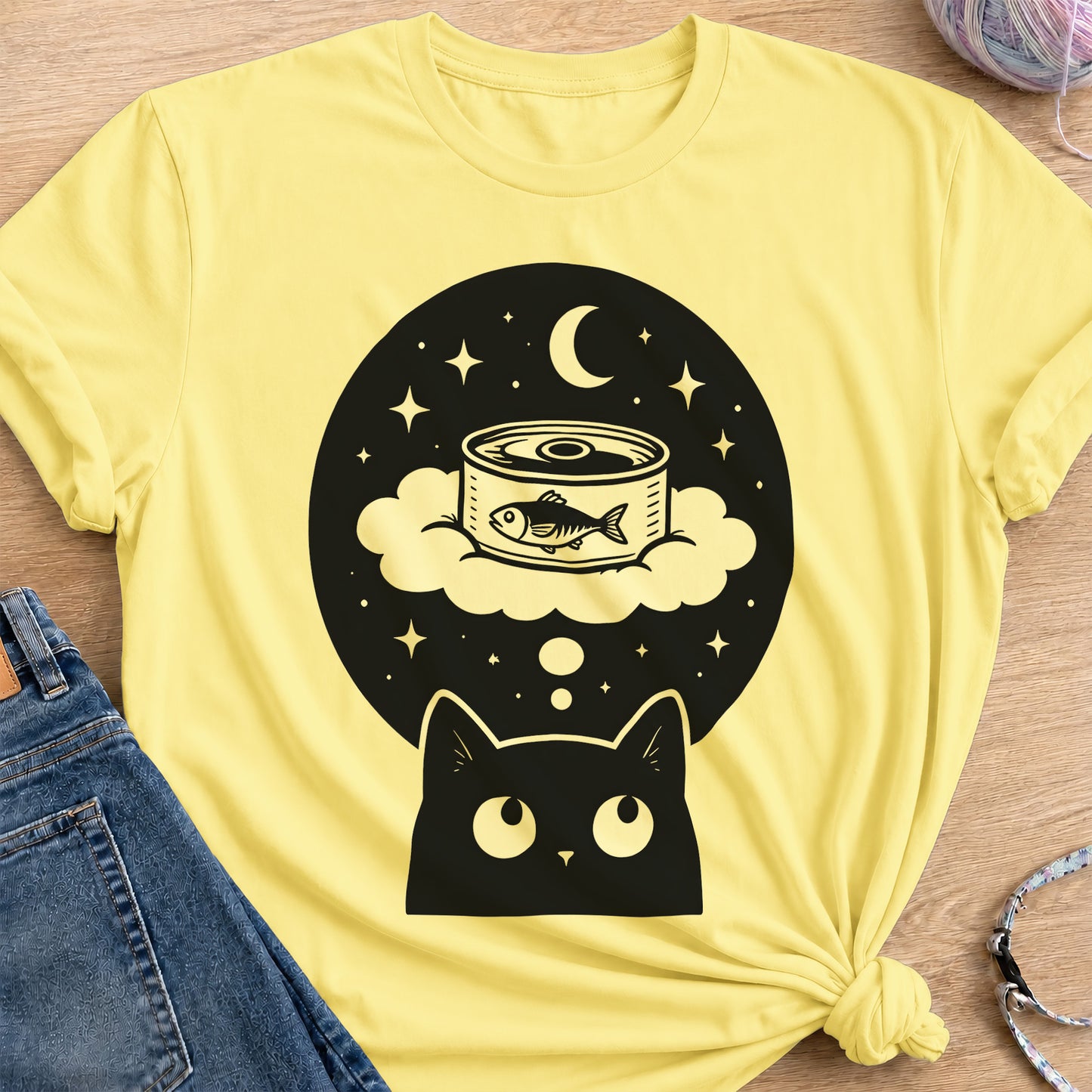 Midnight Snack T-shirt — Cornsilk