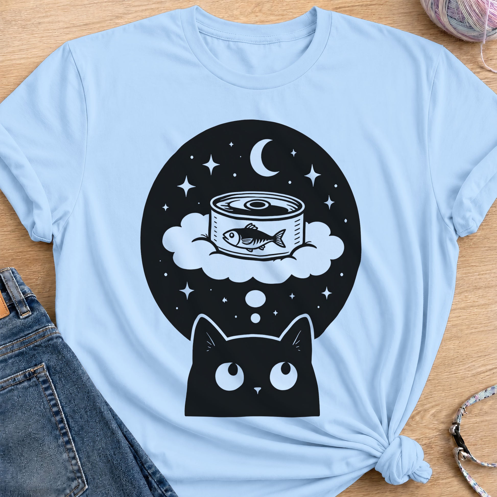 Midnight Snack T-shirt — Light Blue