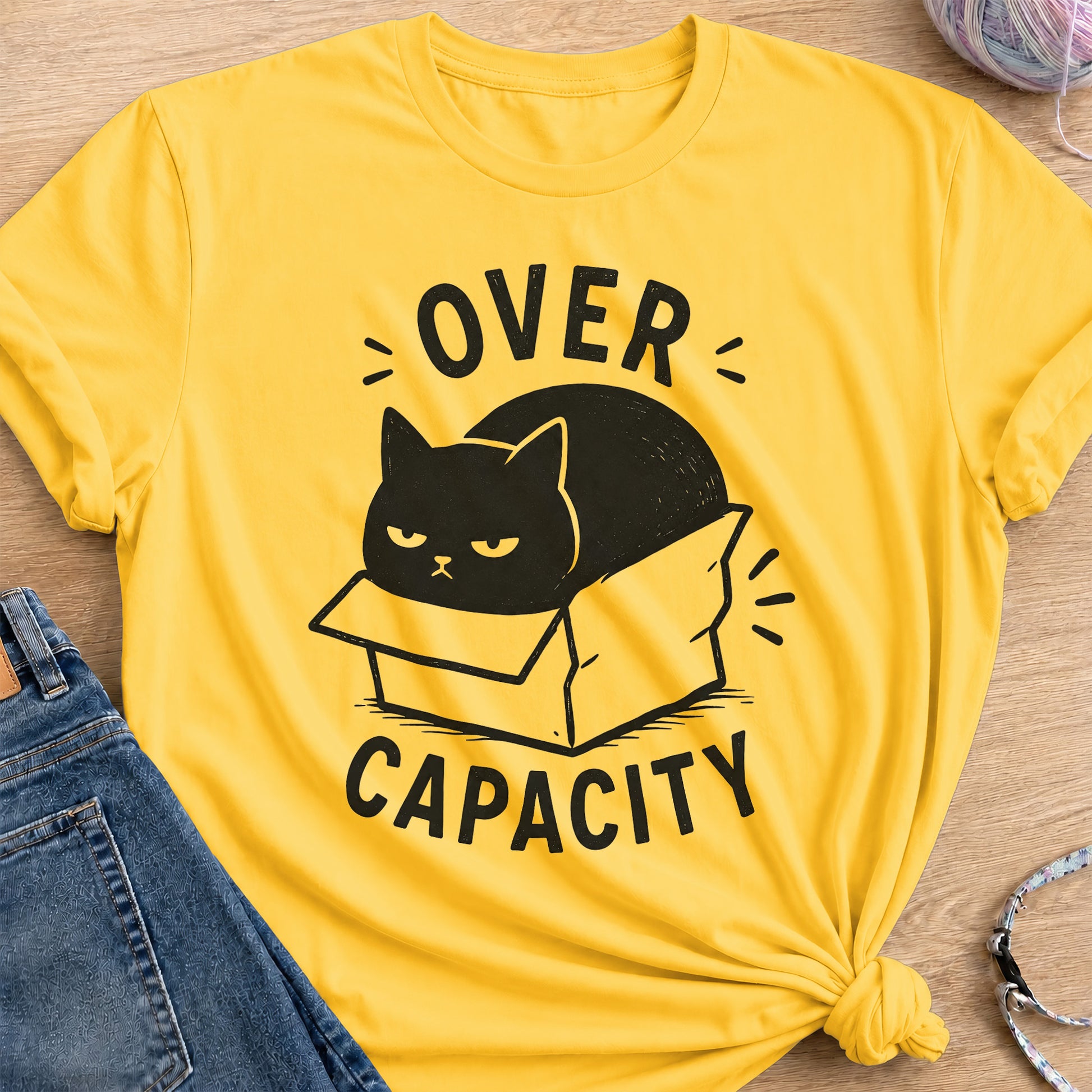 Over Capacity T-Shirt — Daisy