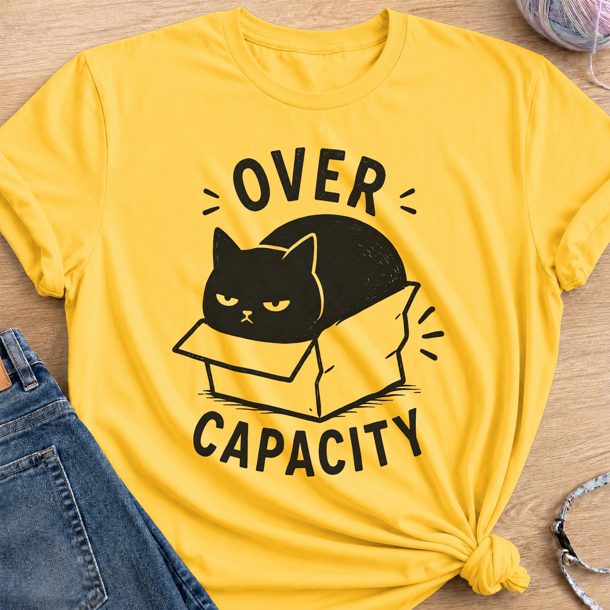 Over Capacity T-Shirt — Daisy