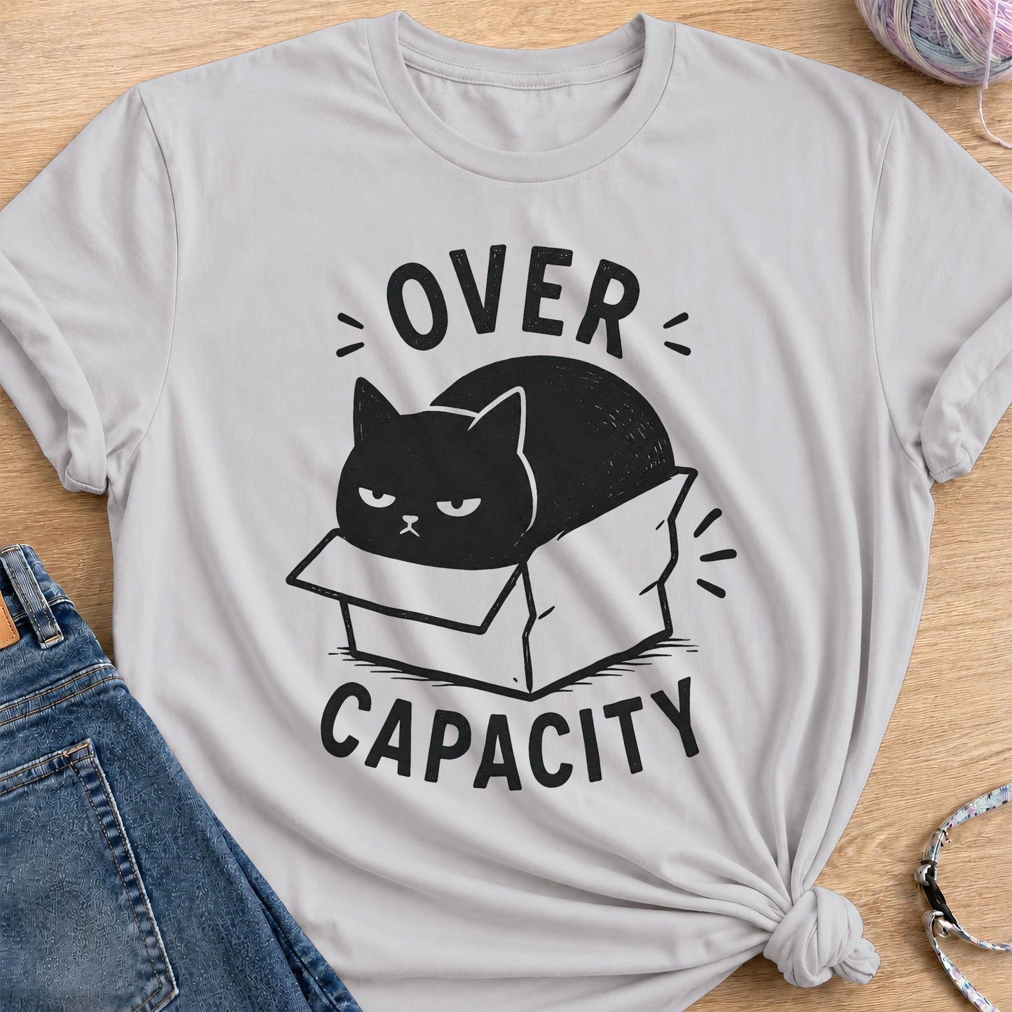 Over Capacity T-Shirt — Ice Grey