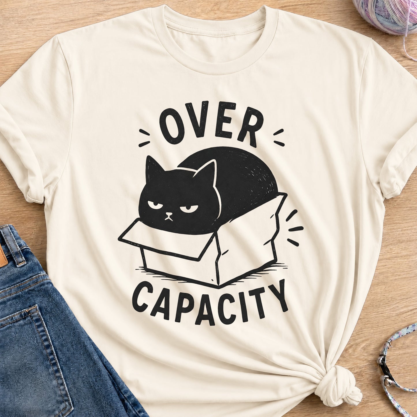 Over Capacity T-Shirt — Natural