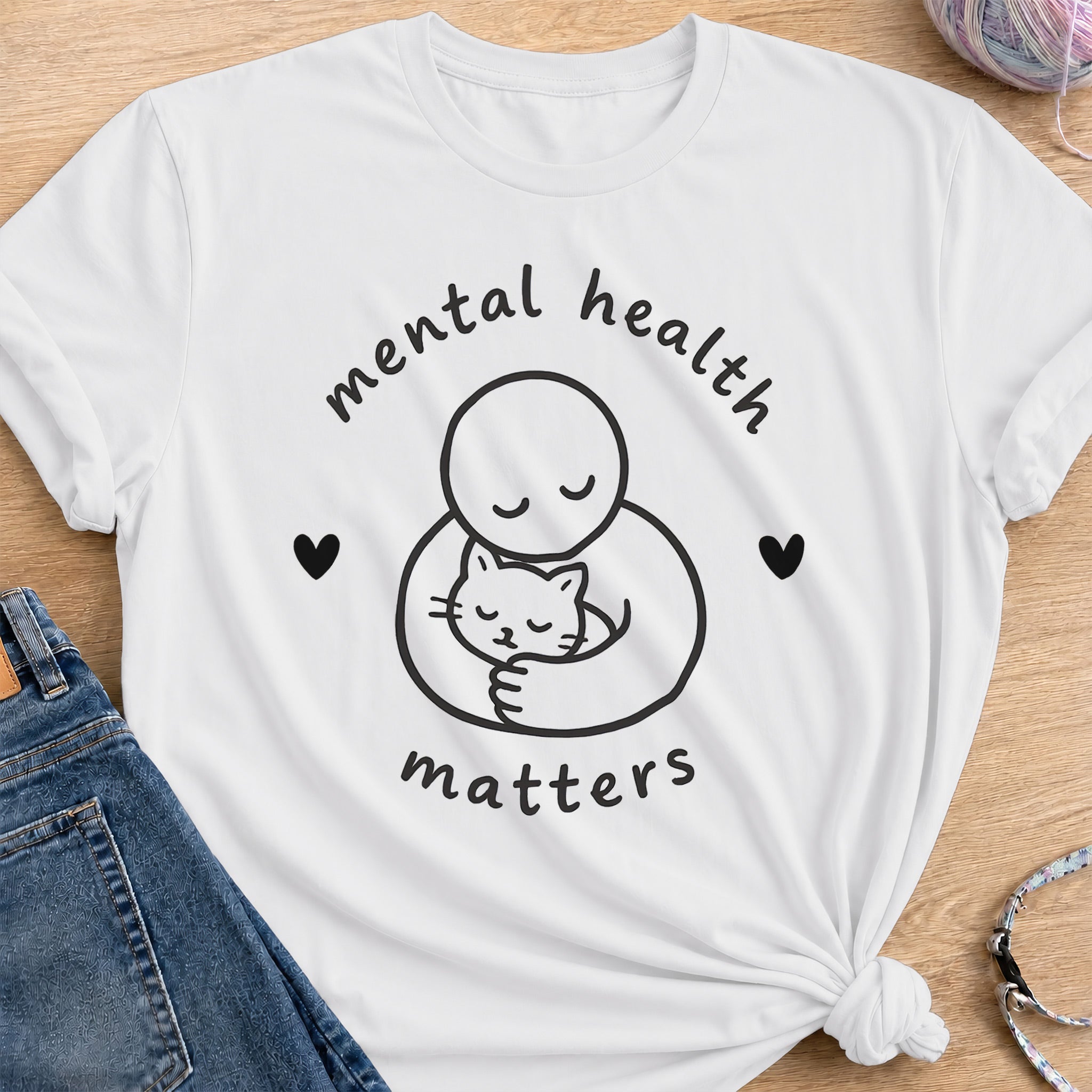 Mental Health T-Shirt — White