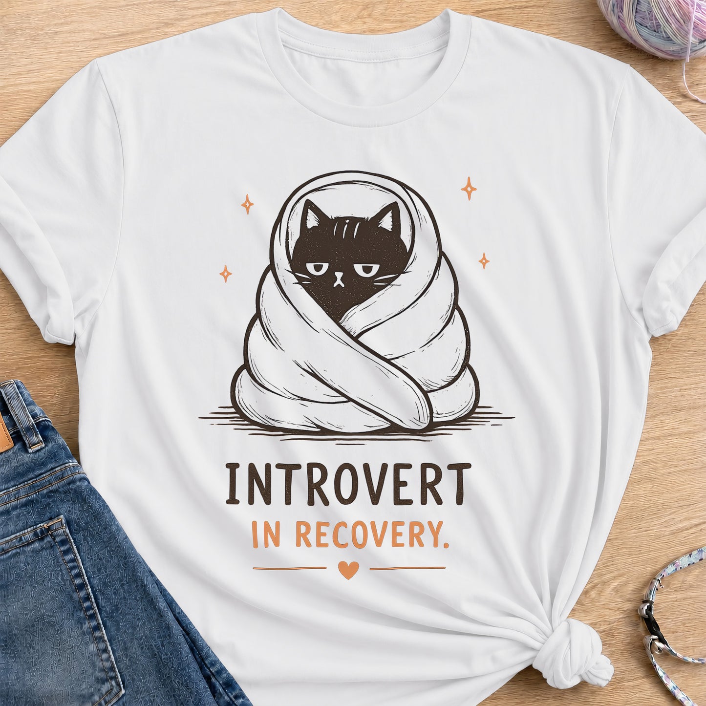 Introvert T-Shirt — White