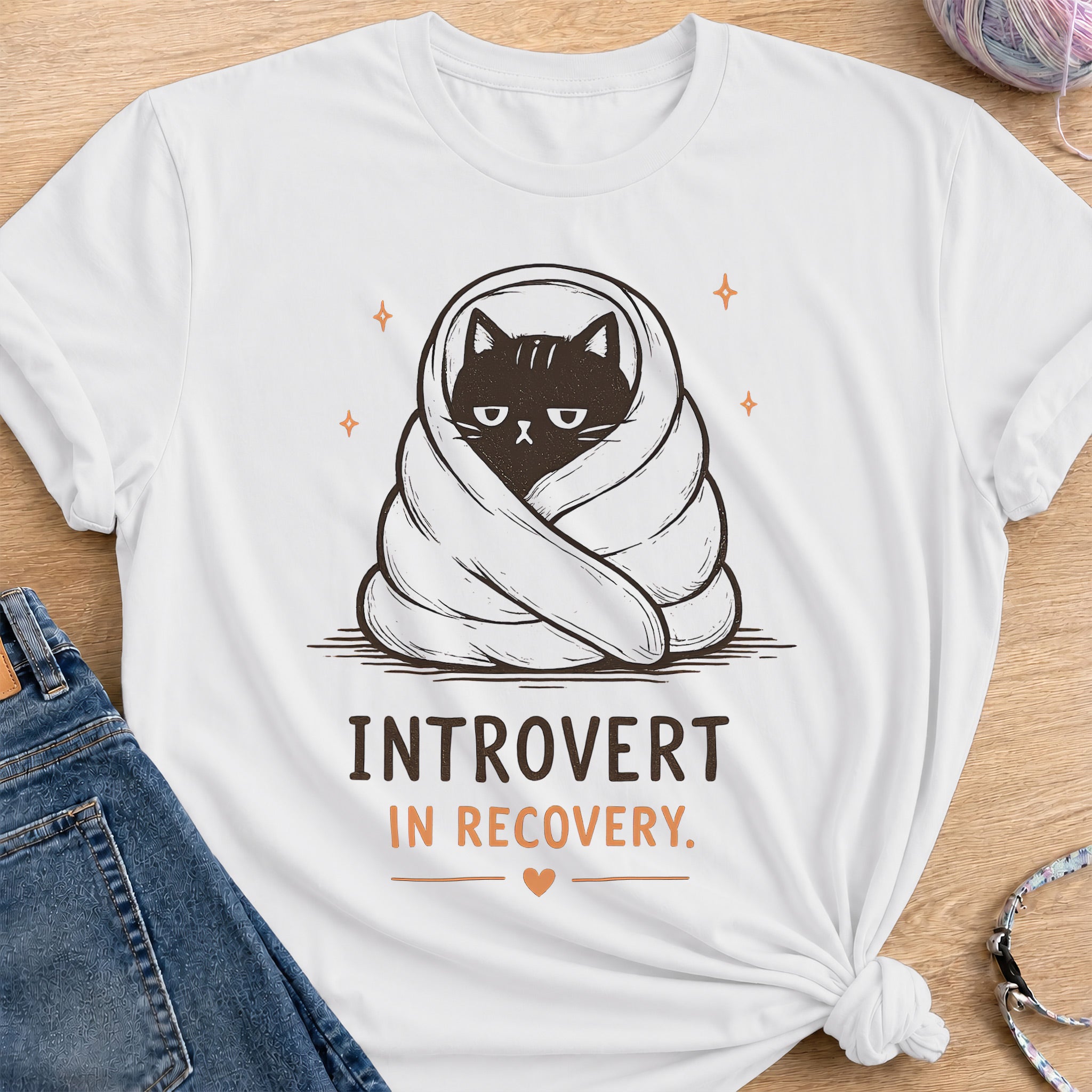 Introvert T-Shirt — White
