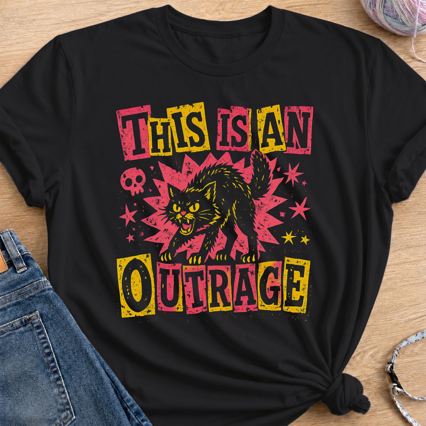Outrage T-Shirt — Black
