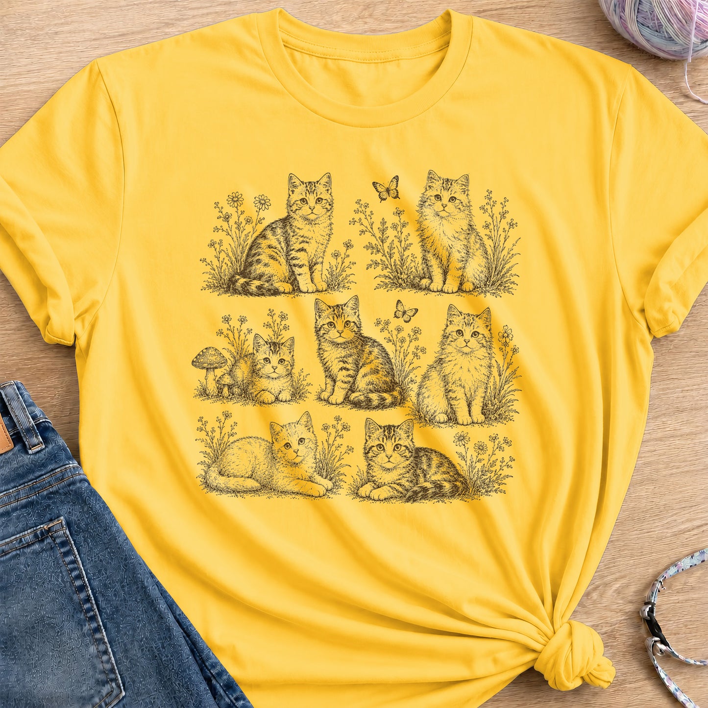 Vintage Garden T-Shirt — Daisy