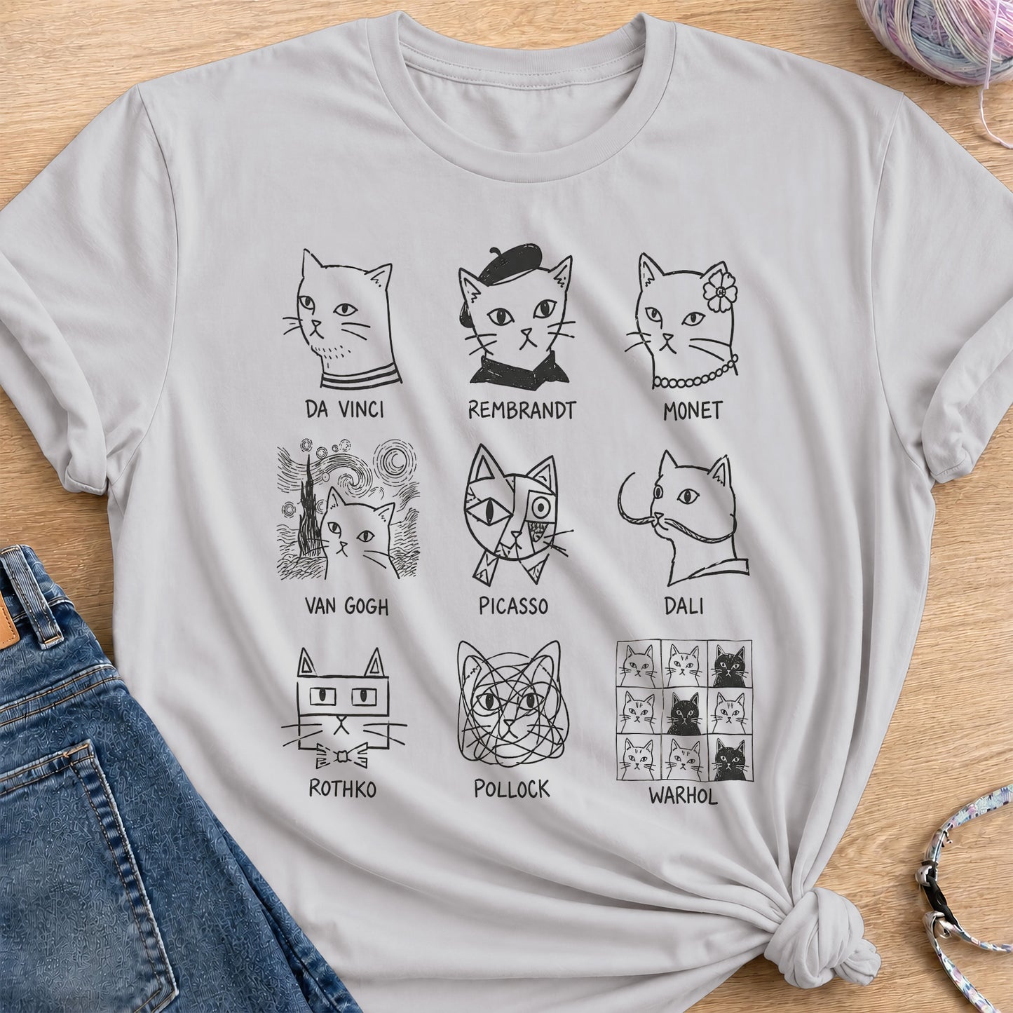 Painters T-Shirt — Ice Grey