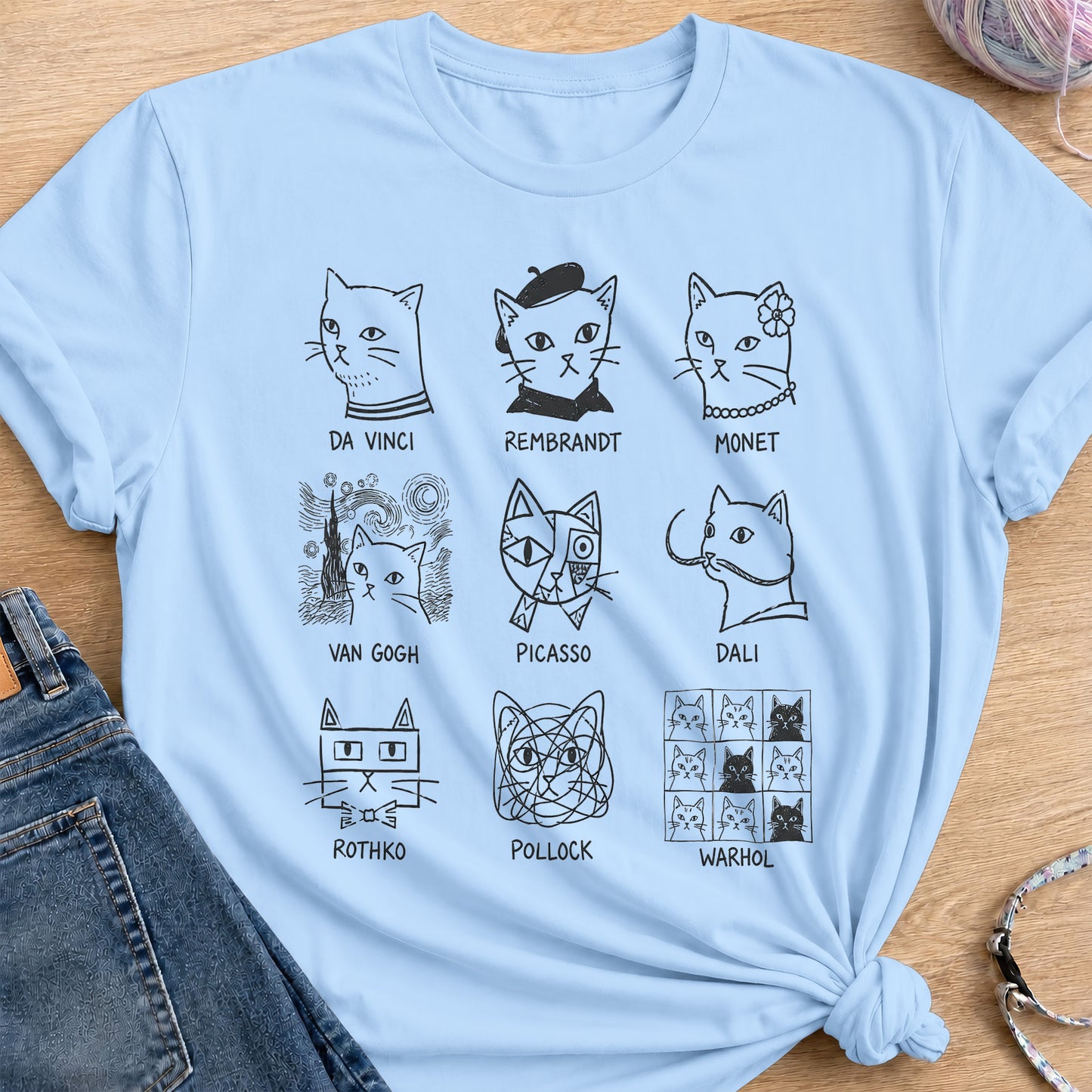 Painters T-Shirt — Light Blue