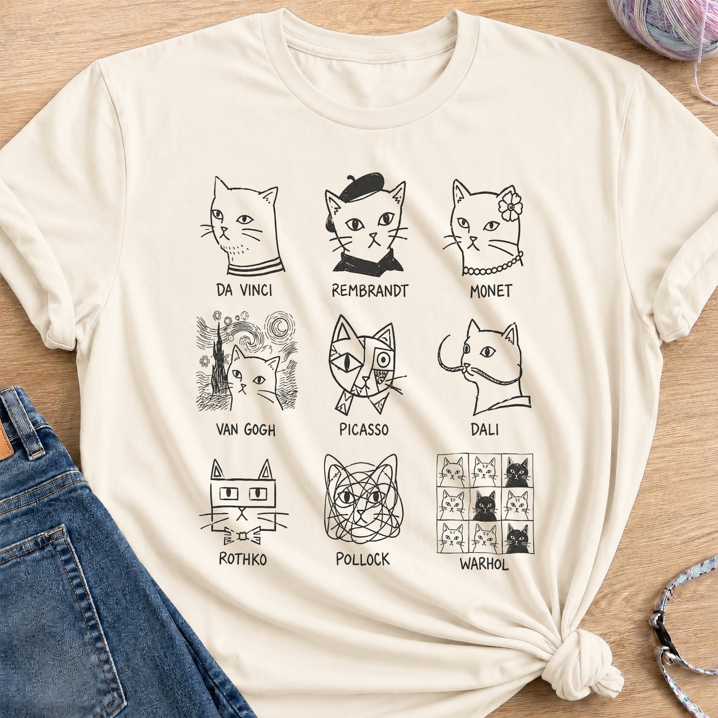 Painters T-Shirt — Natural