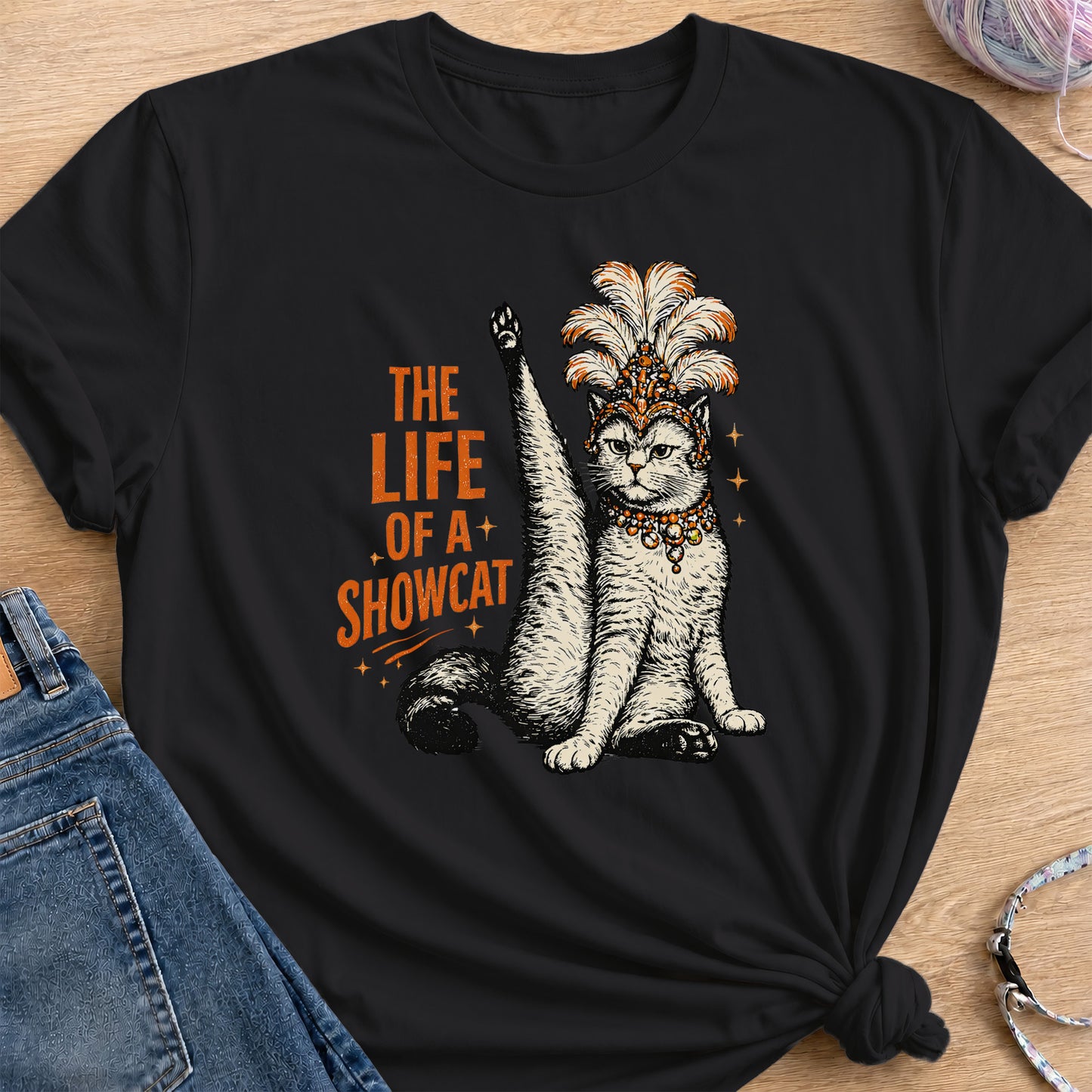 Showcat Life T-Shirt — Black