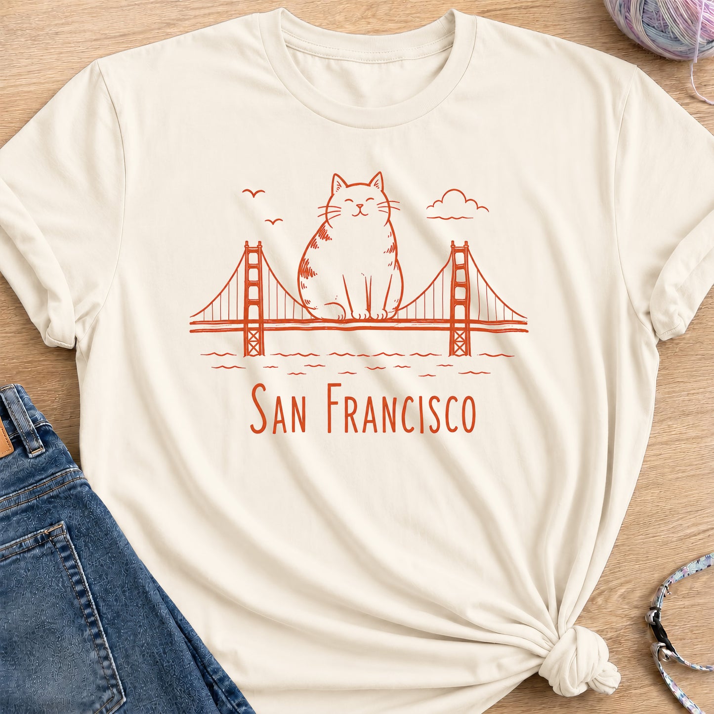 San Francisco T-Shirt — Natural