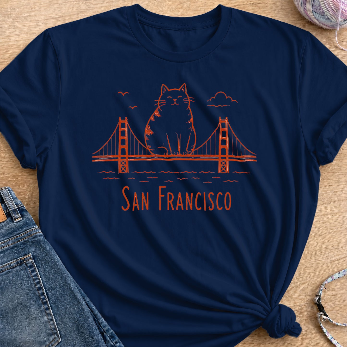 San Francisco T-Shirt — Navy