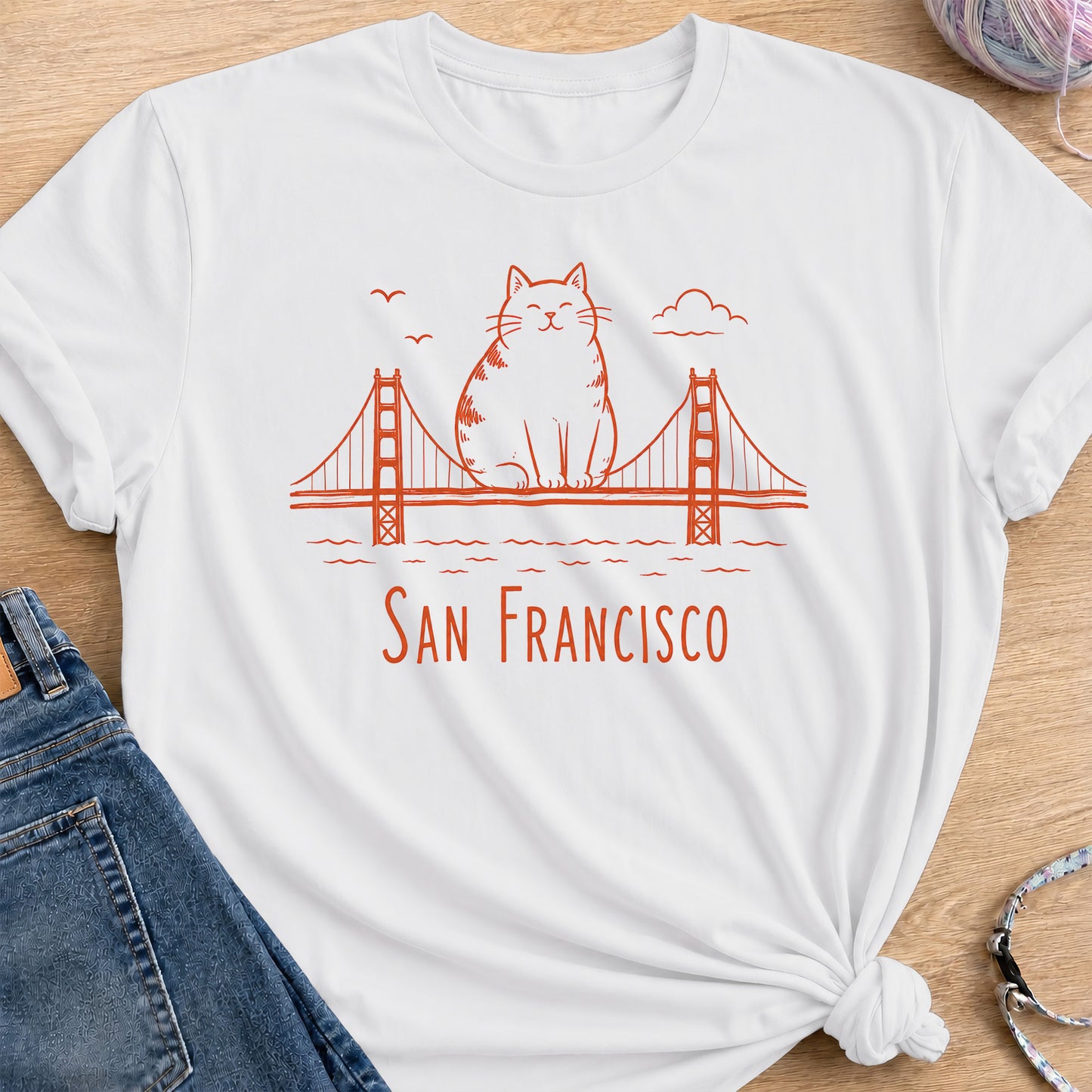 San Francisco T-Shirt — White