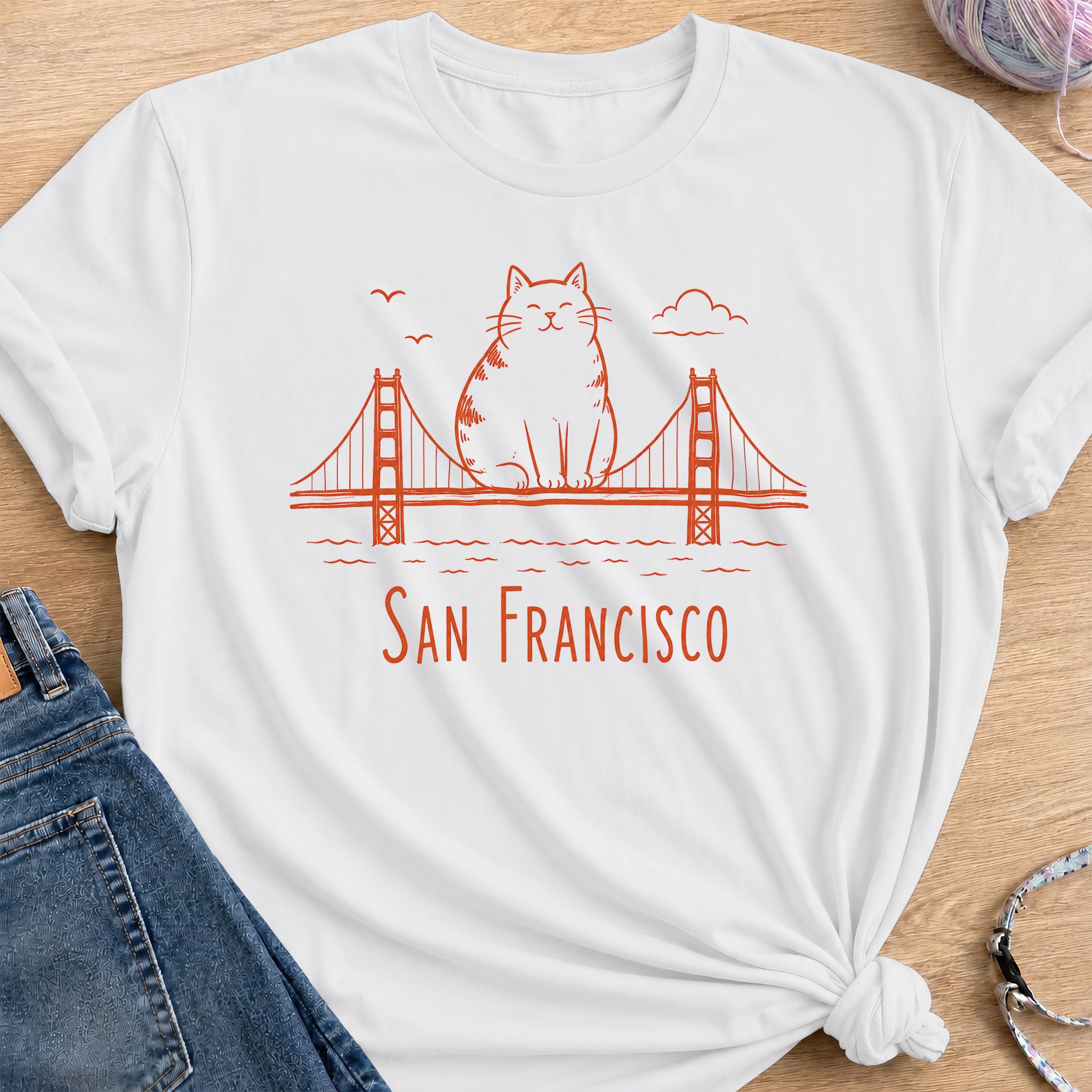 San Francisco T-Shirt — White
