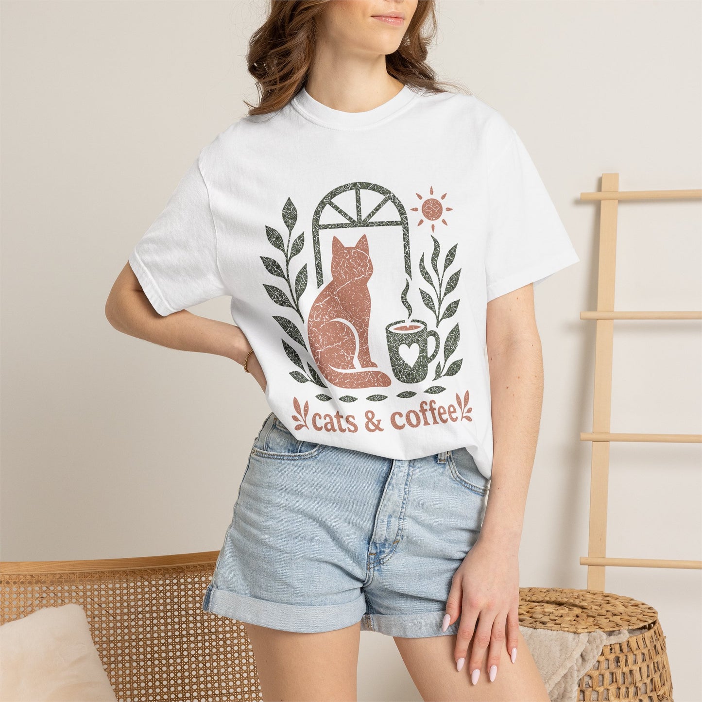 Cats and Coffee T-Shirt