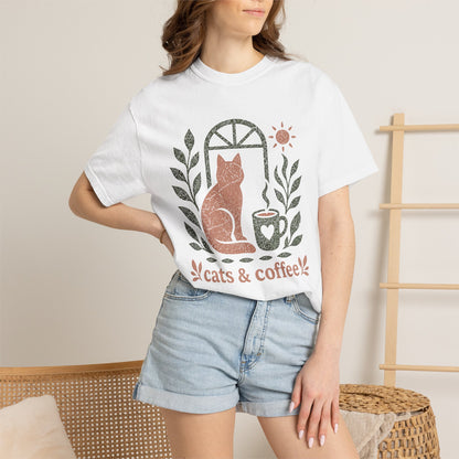 Cats and Coffee T-Shirt