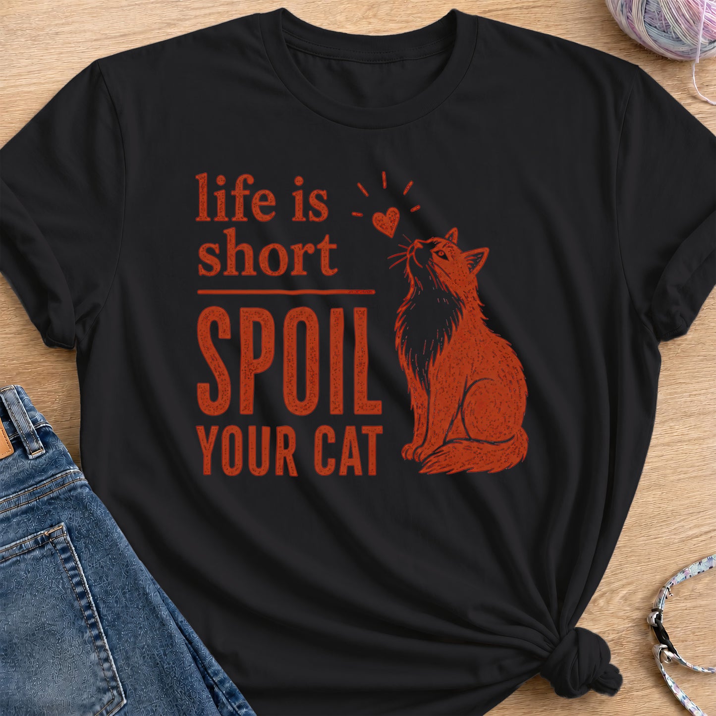 Life Is Short T-Shirt — Black