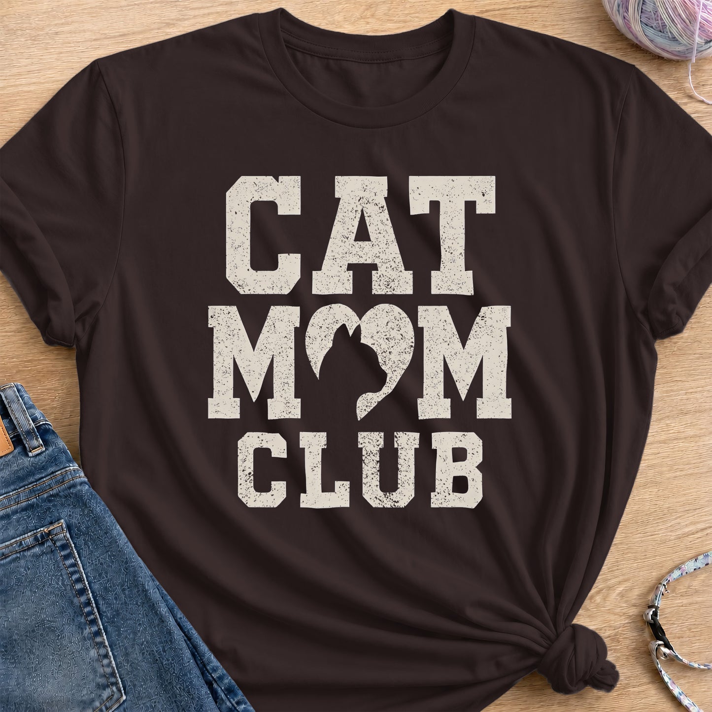 Mom Club T-Shirt — Dark Chocolate