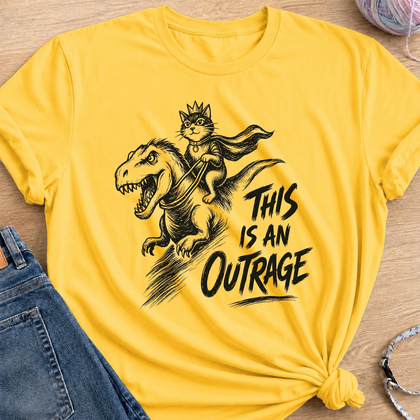 Dino Rider T-Shirt — Daisy