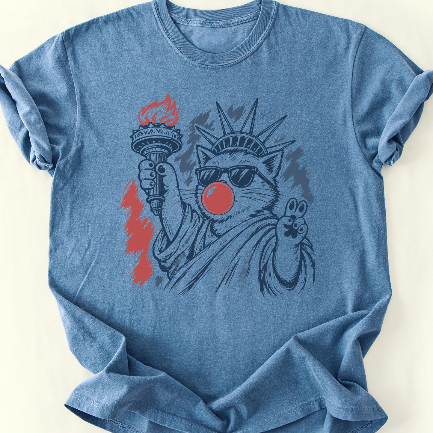 Freedom T-Shirt — Blue Jean
