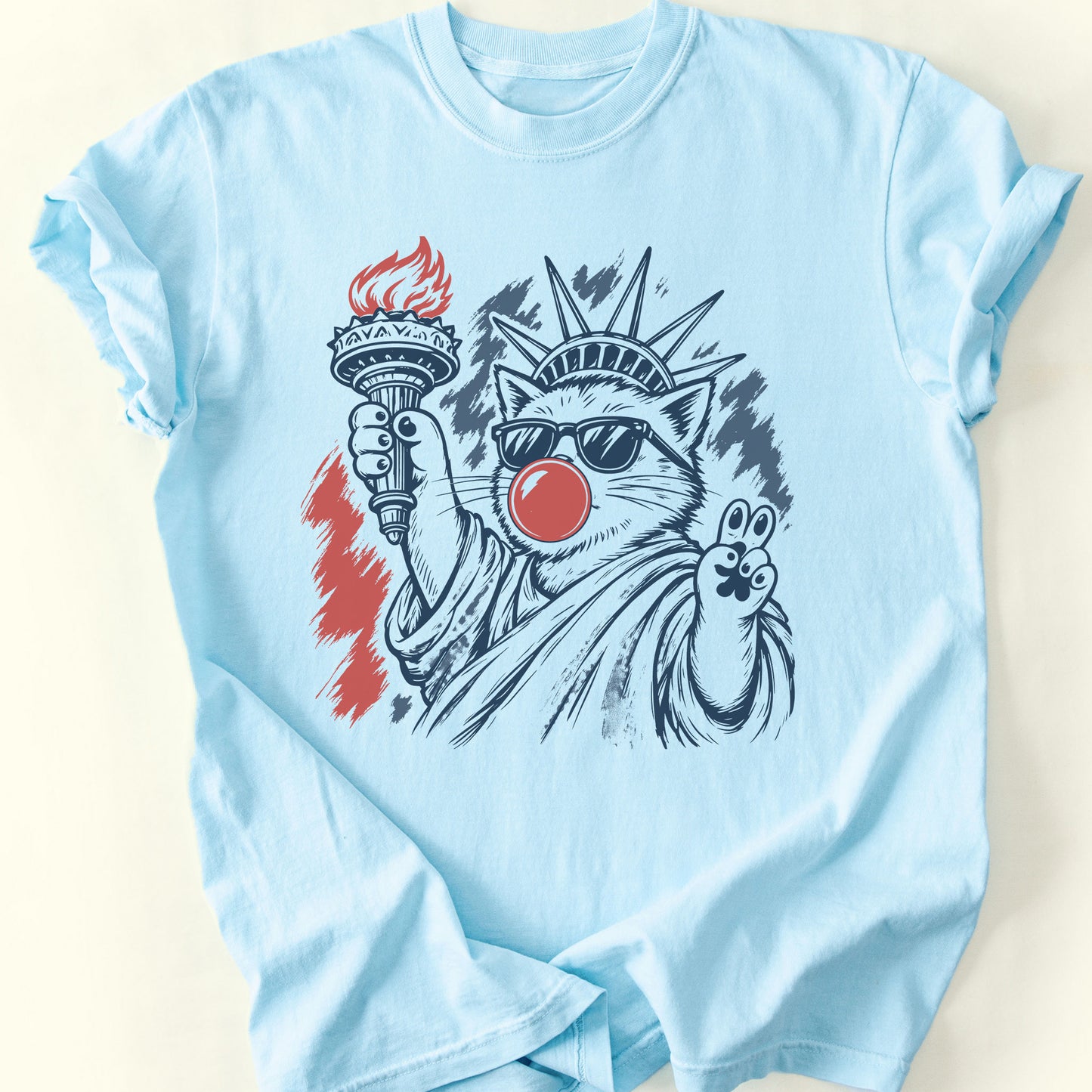 Freedom T-Shirt — Chambray