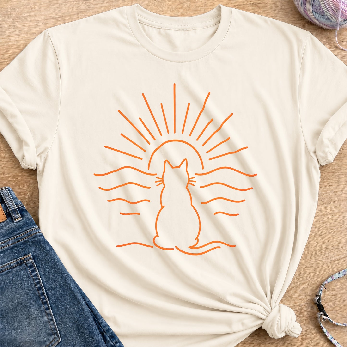 Sunset Sky T-Shirt — Natural