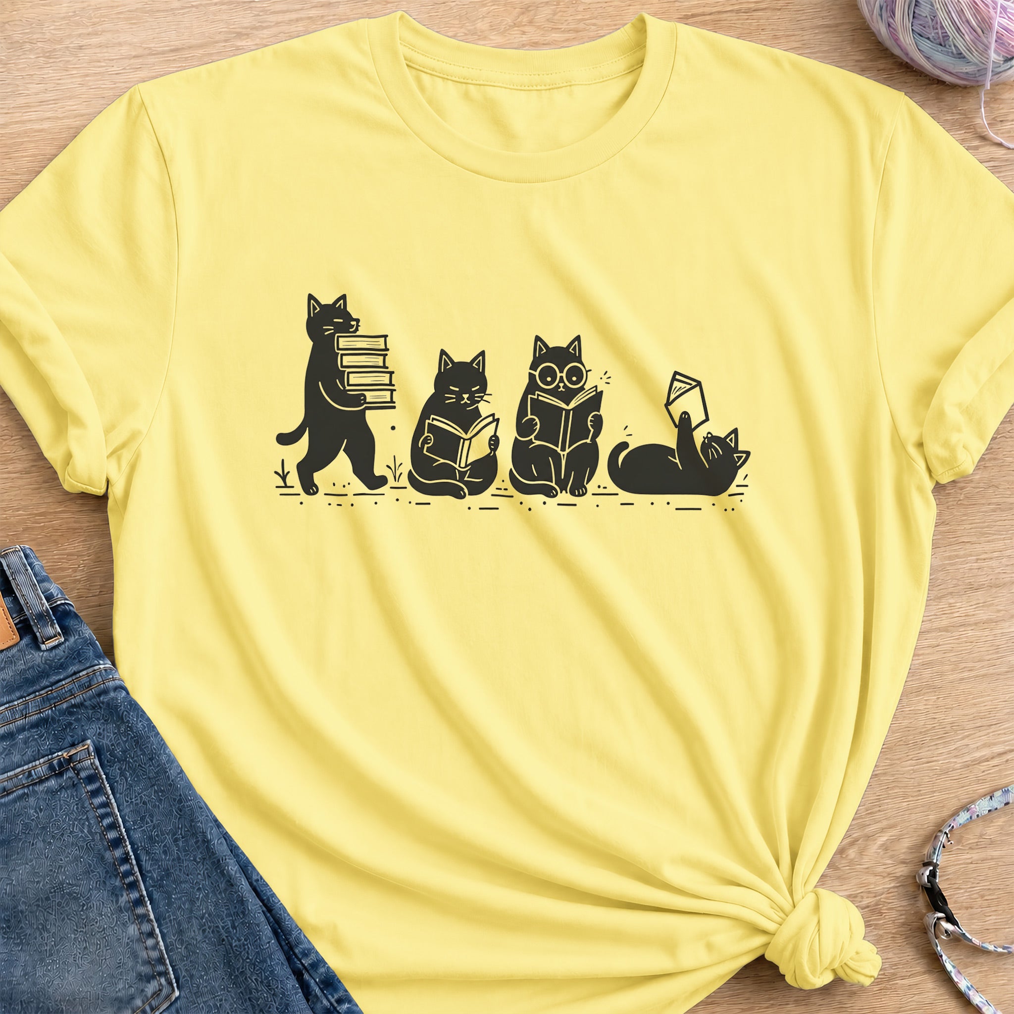 Readers T-Shirt — Cornsilk