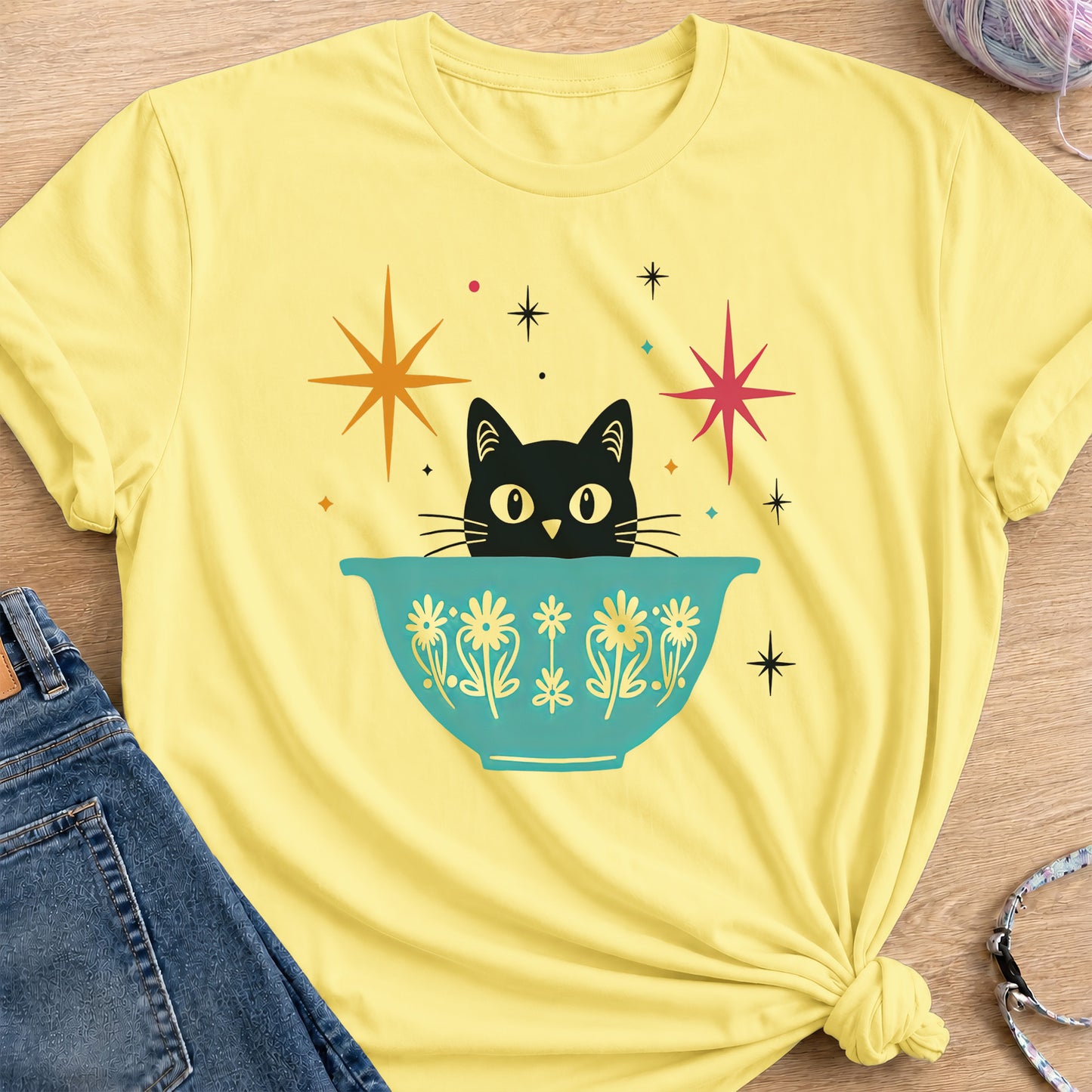 Starburst T-Shirt — Cornsilk