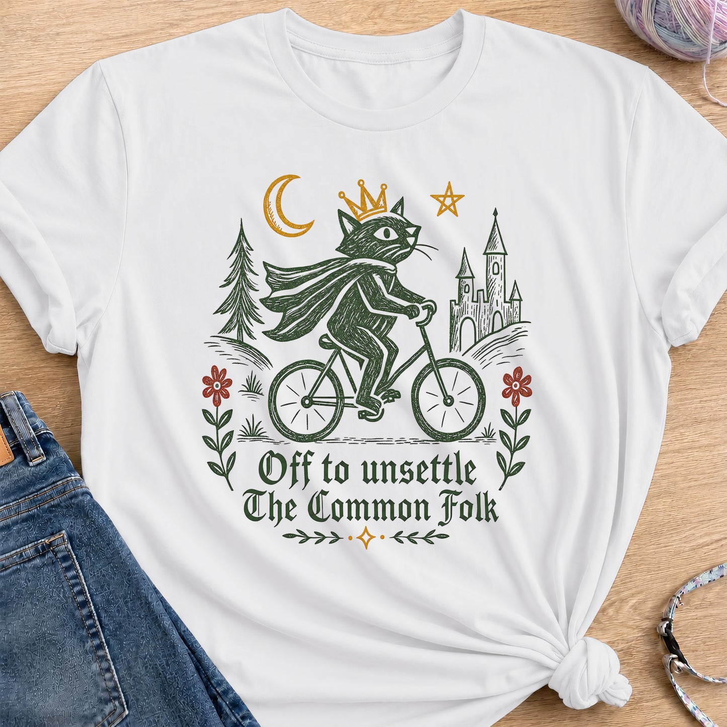 Medieval Rider T-Shirt — White