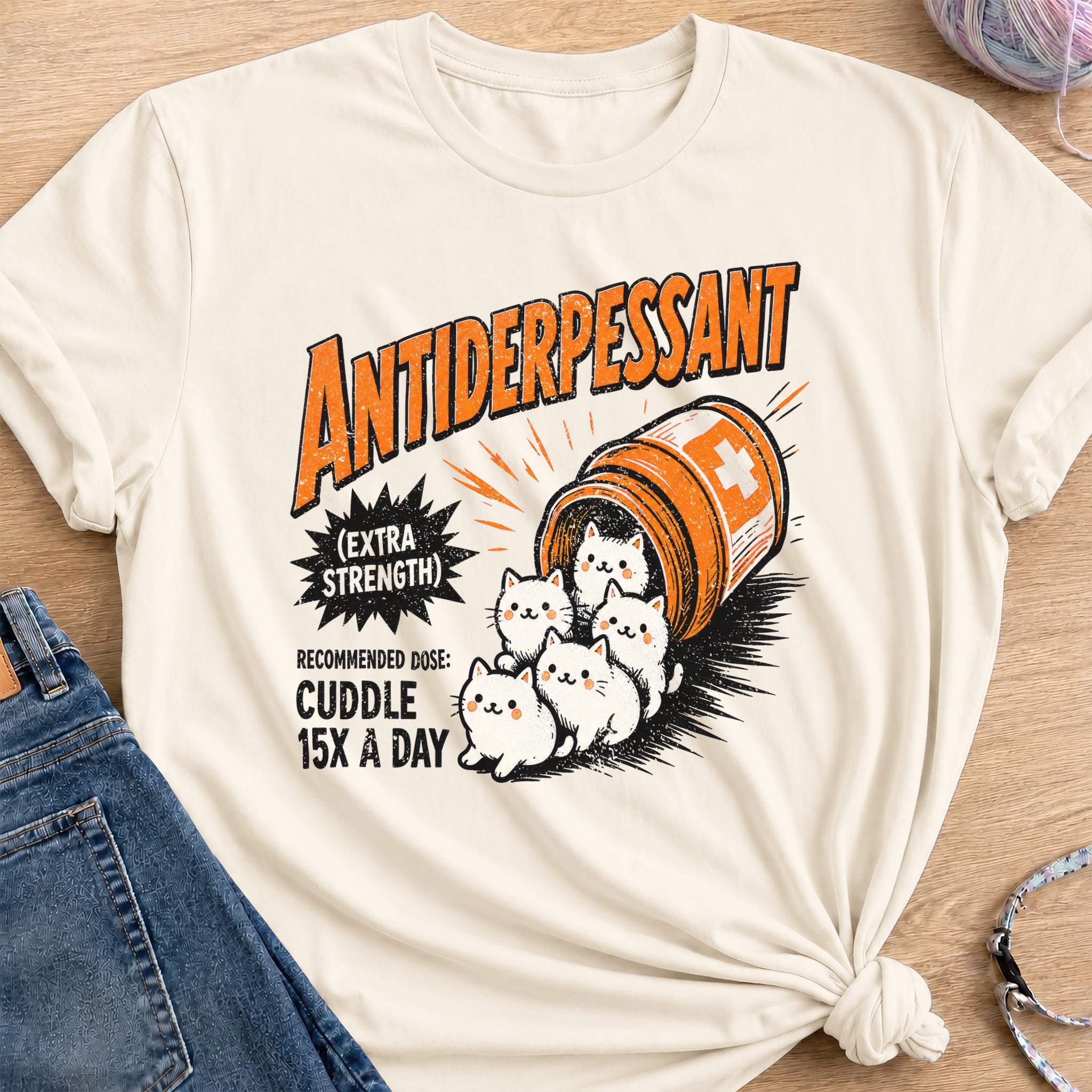 Antidepressant T-Shirt — Natural
